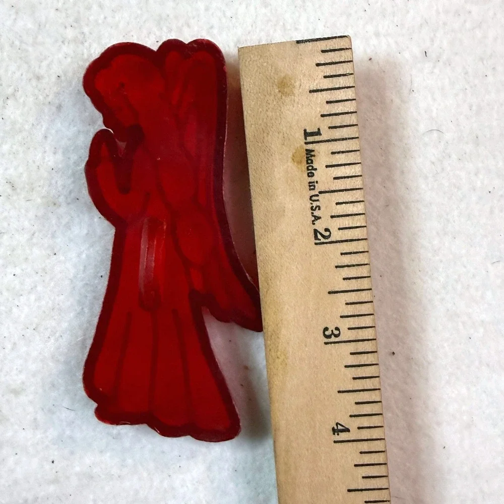 Vintage Hallmark Christmas Cookie Cutters Angel Bell USA Retro Holiday Baking